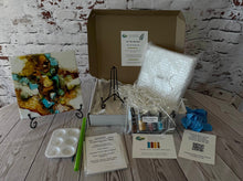 Load image into Gallery viewer, Flow & Color Series: Earth Journeys Intuitive Alcohol Ink Card Kit
