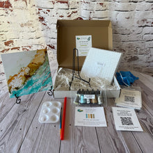 Load image into Gallery viewer, Flow & Color Series - Coastal Tide Edition 8x8 Ceramic Tile Training Kit