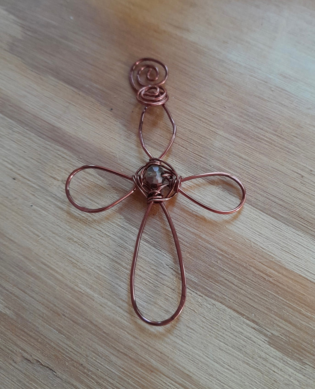 Wire Wrapped Celtic Cross Class 8/16 1-4 CST