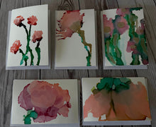 Load image into Gallery viewer, Flow &amp; Color Series:  Spring Bloom Edition - Intuitive Alcohol Ink Card Kit
