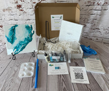 Load image into Gallery viewer, Flow &amp; Color Series:  Ocean Currents Edition 8x8 Ceramic Tile Kit

