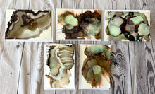 Load image into Gallery viewer, Flow &amp; Color Series - Stone &amp; Shadow Alcohol Ink Notecard Kit
