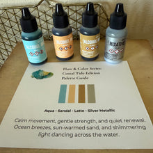 Load image into Gallery viewer, Flow &amp; Color Series - Coastal Tide Edition Notecard Training Kit
