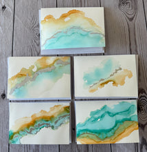 Load image into Gallery viewer, Flow &amp; Color Series - Coastal Tide Edition Notecard Training Kit
