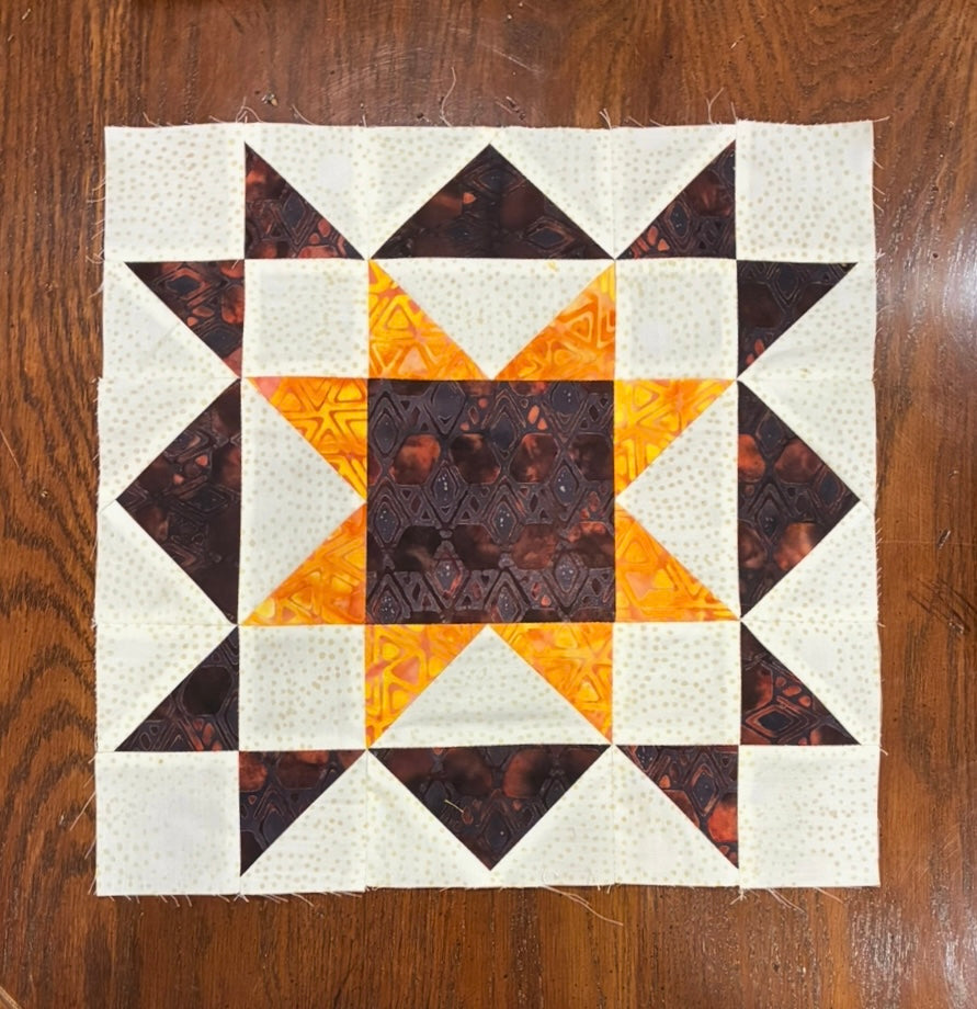 Quilt Block of the Month Class 8/27 9-12 CST