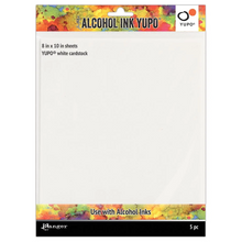 Load image into Gallery viewer, Tim Holtz®  Alcohol Ink Yupo®  Cardstock, 8x10, 5 pc.
