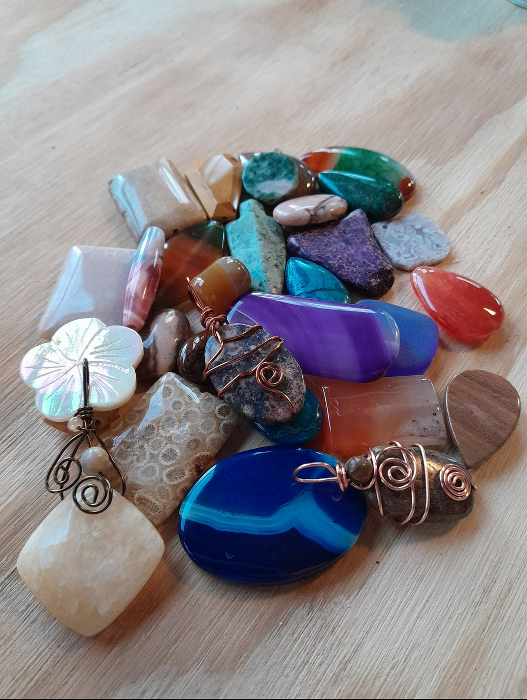 Wire Wrapped Pendant Class 11/22 1-3 CST