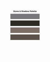 Load image into Gallery viewer, Flow &amp; Color Series - Stone &amp; Shadow Alcohol Ink 8x8 Ceramic Tile Kit
