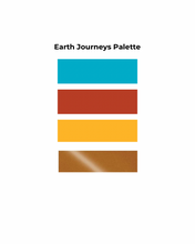 Load image into Gallery viewer, Flow &amp; Color Series:  Earth Journeys Intuitive Alcohol Ink 8x8 Ceramic Tile Kit
